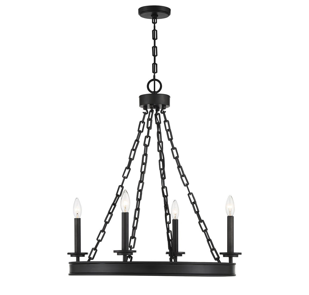 Savoy House Seville 1-4403-4-89 Chandelier Light - Matte Black