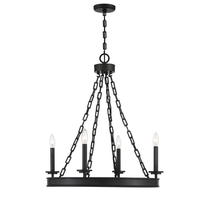 Savoy House Seville 1-4403-4-89 Chandelier Light - Matte Black