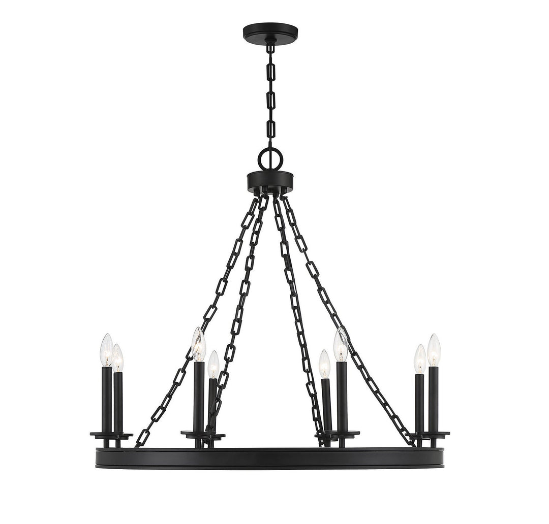 Savoy House Seville 1-4404-8-89 Chandelier Light - Matte Black