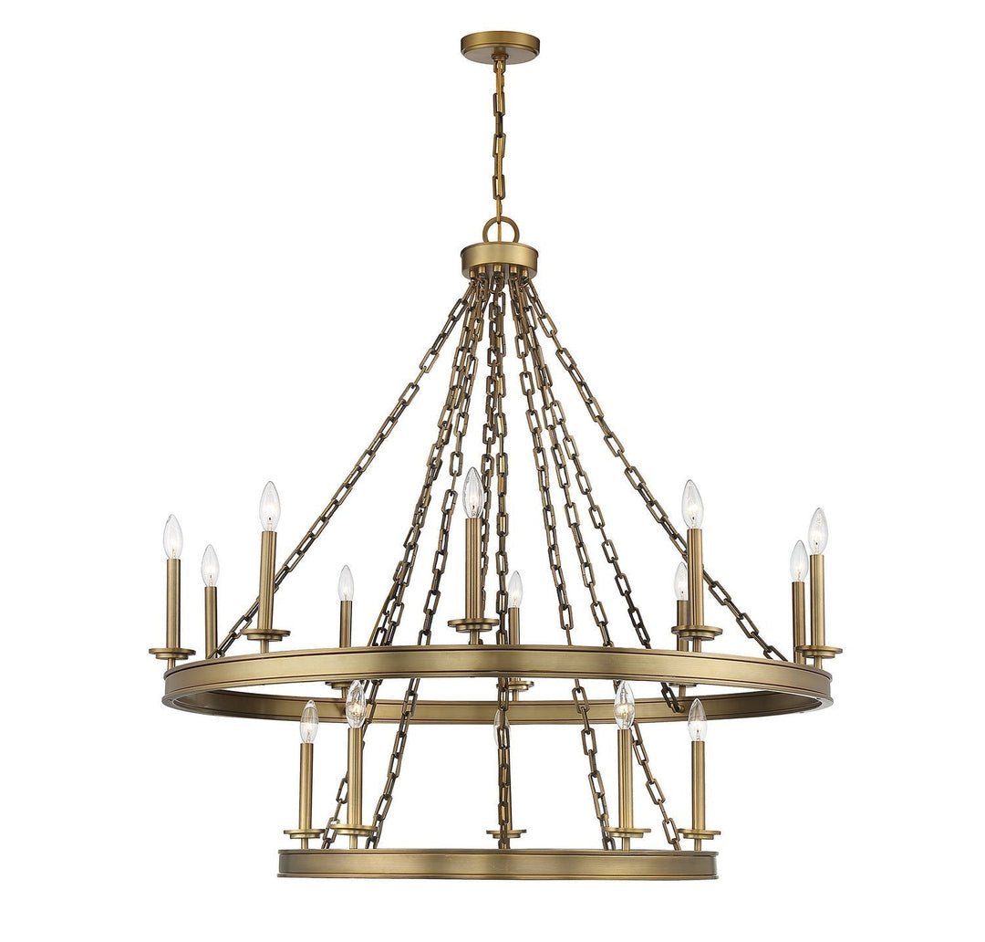 Savoy House Seville 1-4406-15-322 Chandelier Light - Warm Brass