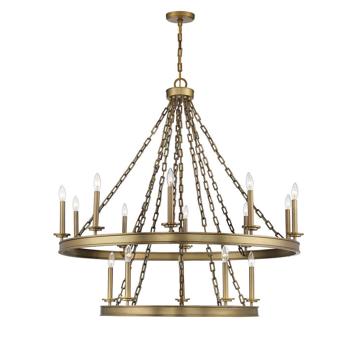 Savoy House Seville 1-4406-15-322 Chandelier Light - Warm Brass