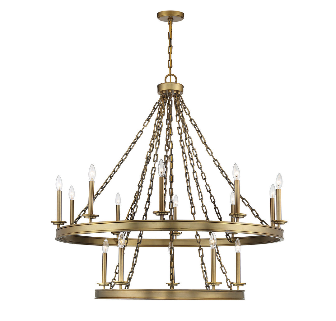 Savoy House Seville 1-4406-15-322 Chandelier Light - Warm Brass