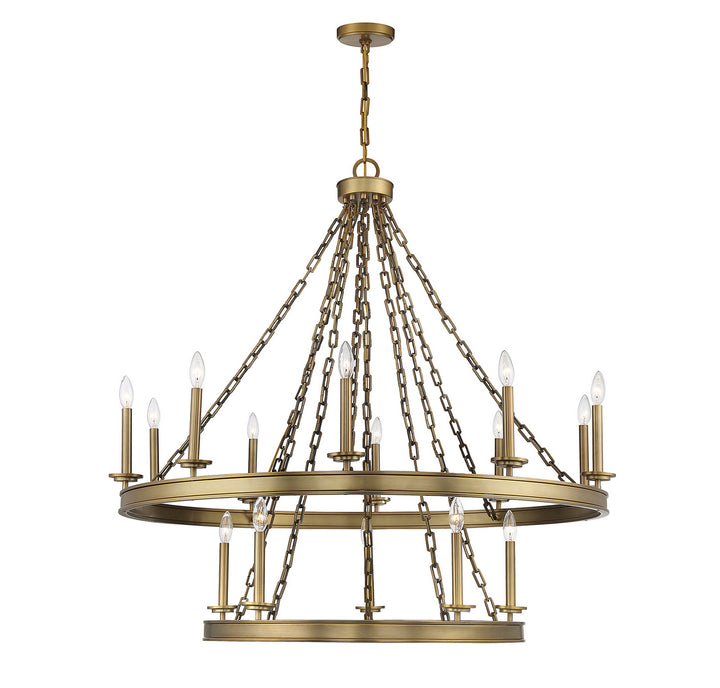 Savoy House Seville 1-4406-15-322 Chandelier Light - Warm Brass
