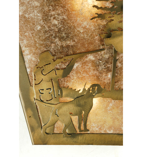 Meyda Tiffany Quail Hunter 112185 Wall Light - Antique Copper