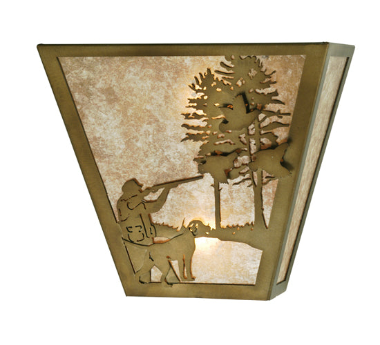 Meyda Tiffany Quail Hunter 112185 Wall Light - Antique Copper