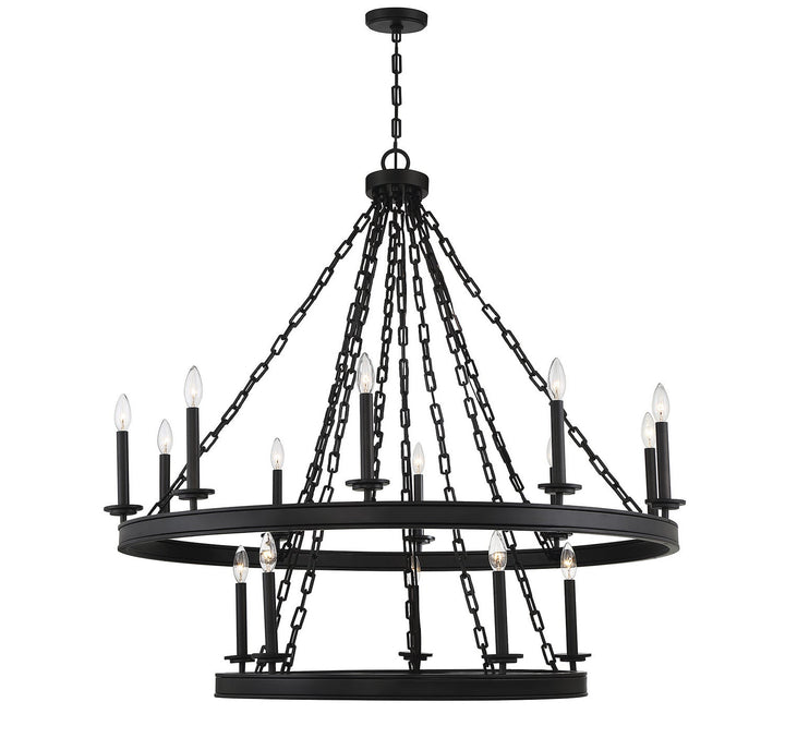 Savoy House Seville 1-4406-15-89 Chandelier Light - Matte Black