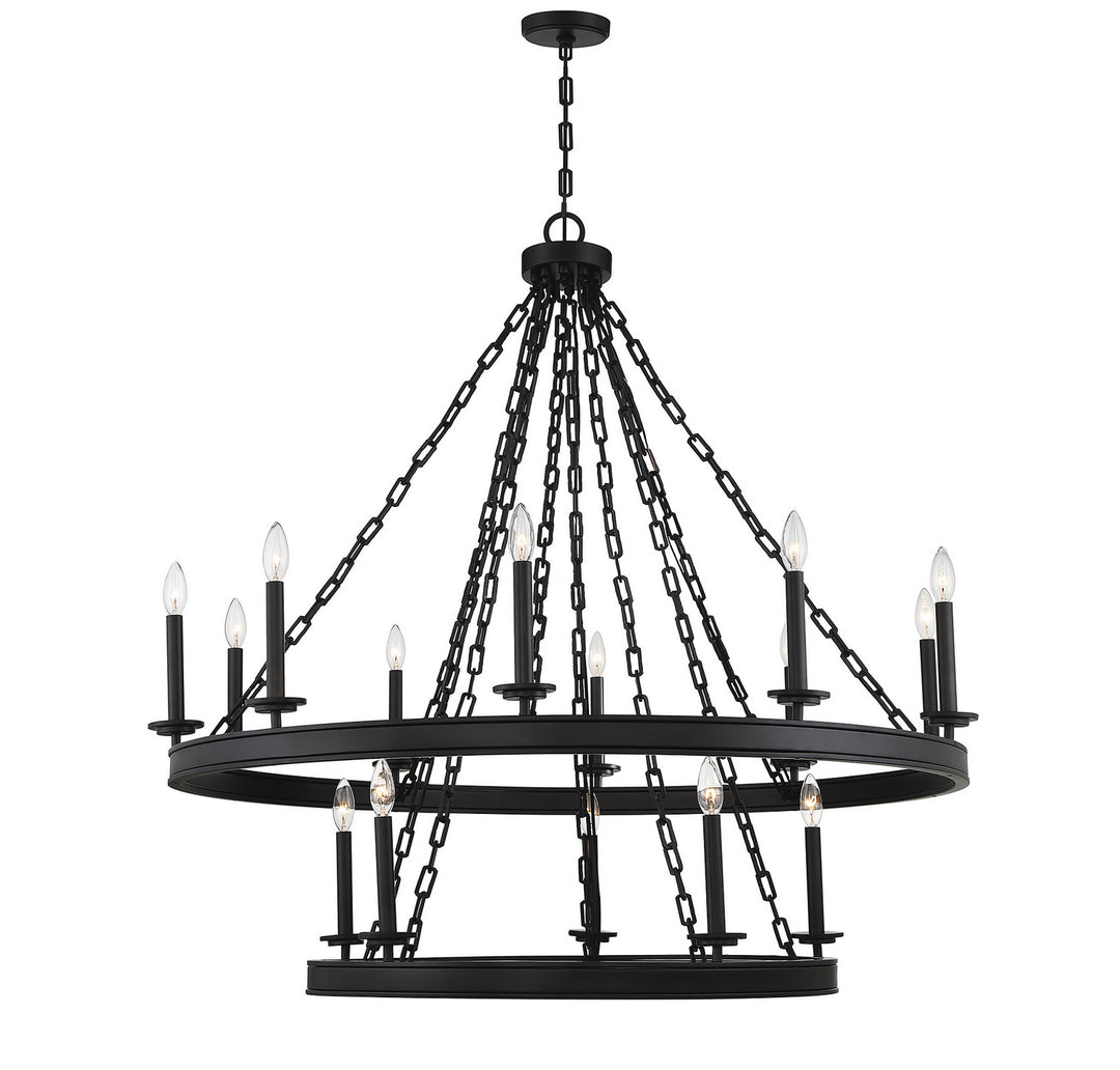 Savoy House Seville 1-4406-15-89 Chandelier Light - Matte Black