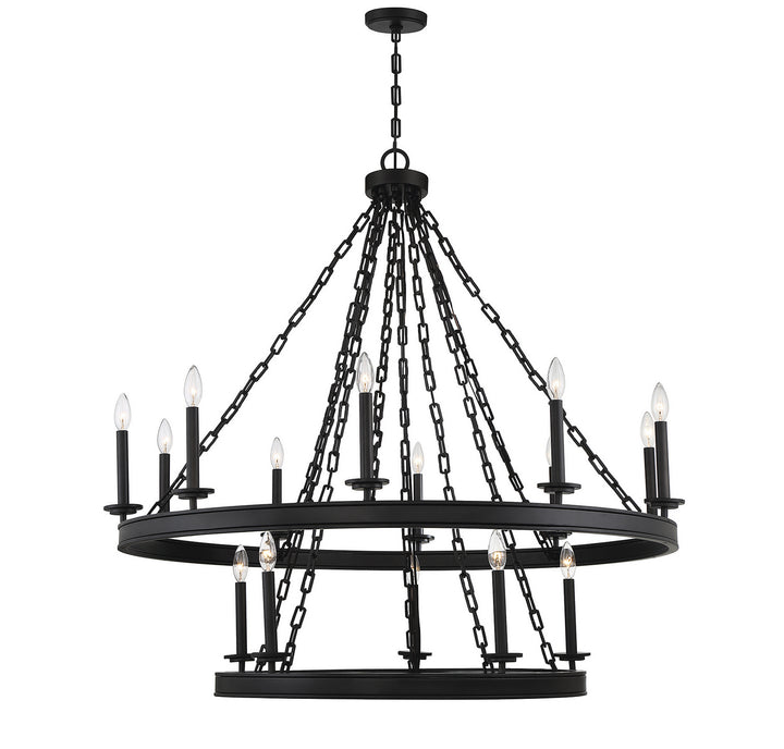 Savoy House Seville 1-4406-15-89 Chandelier Light - Matte Black