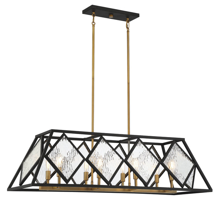 Savoy House Capella 1-5404-8-79 Pendant Light - English Bronze and Warm Brass