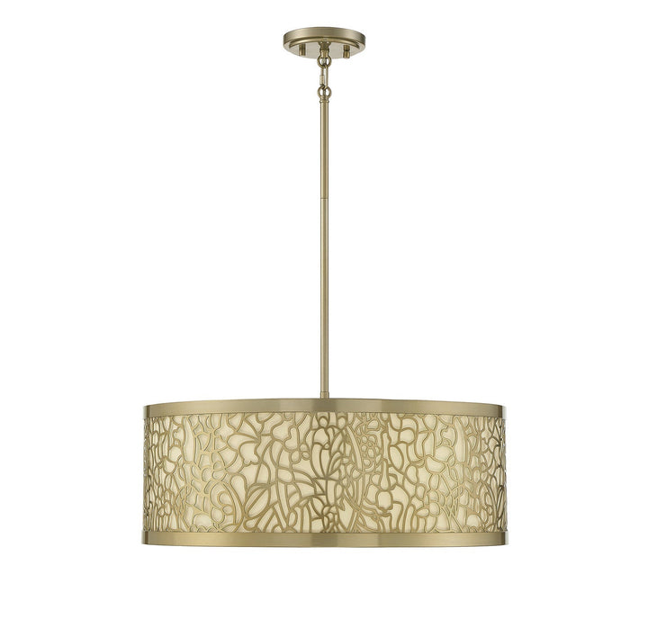 Savoy House New Haven 1-7500-4-171 Pendant Light - New Burnished Brass