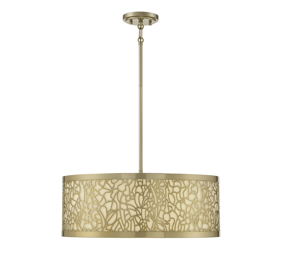 Savoy House New Haven 1-7500-4-171 Pendant Light - New Burnished Brass