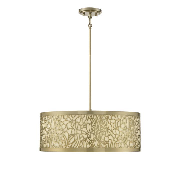 Savoy House New Haven 1-7500-4-171 Pendant Light - New Burnished Brass