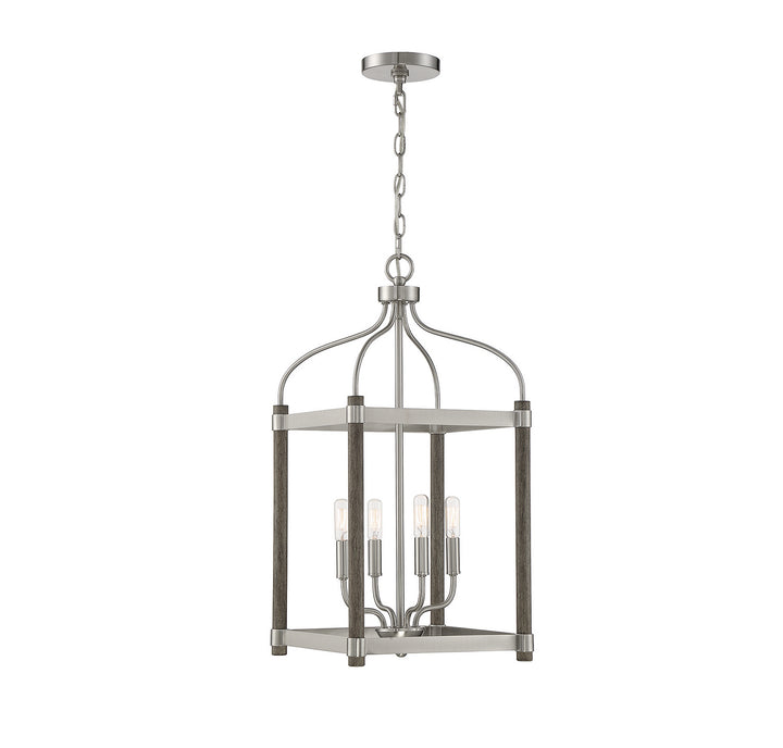 Savoy House Eagen 3-2245-4-139 Pendant Light - Graywood with Pewter Accents