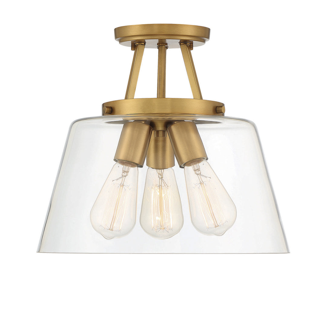 Savoy House Calhoun 6-1024-3-322 Ceiling Light - Warm Brass
