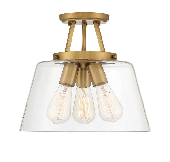 Savoy House Calhoun 6-1024-3-322 Ceiling Light - Warm Brass