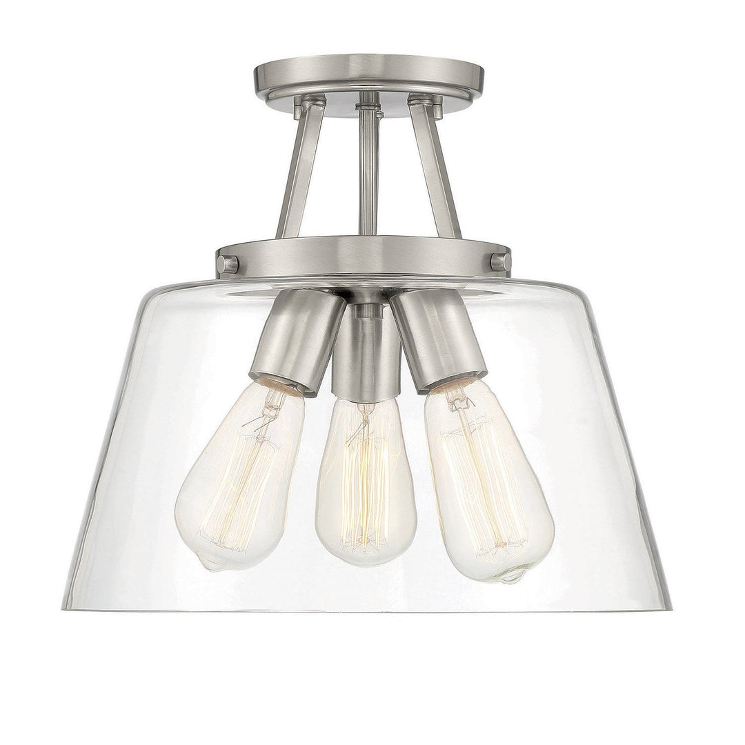 Savoy House Calhoun 6-1024-3-SN Ceiling Light - Satin Nickel