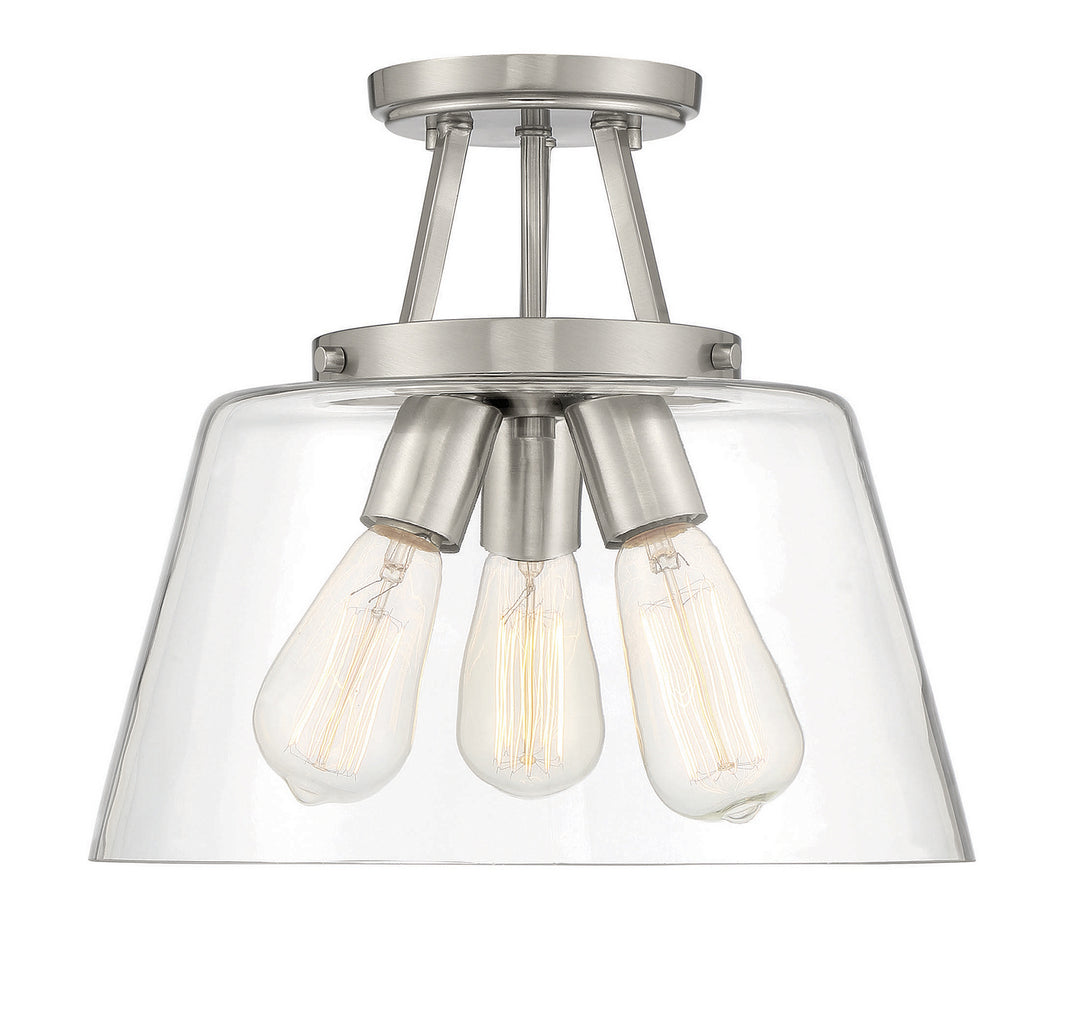Savoy House Calhoun 6-1024-3-SN Ceiling Light - Satin Nickel
