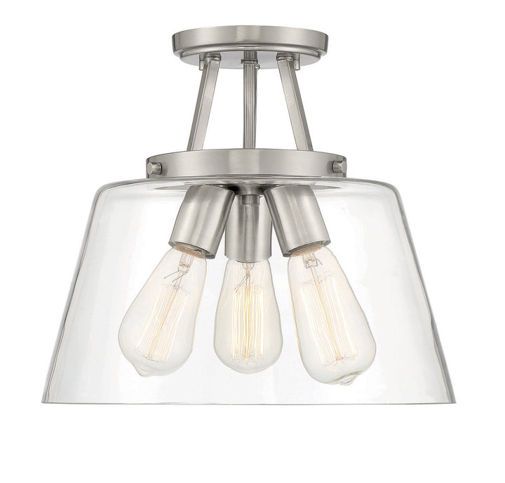 Savoy House Calhoun 6-1024-3-SN Ceiling Light - Satin Nickel