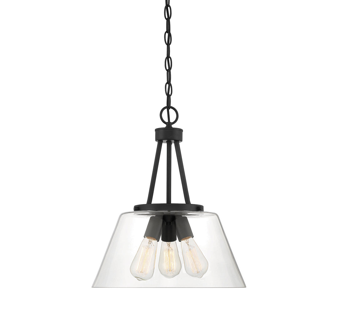 Savoy House Calhoun 7-1025-3-89 Pendant Light - Matte Black