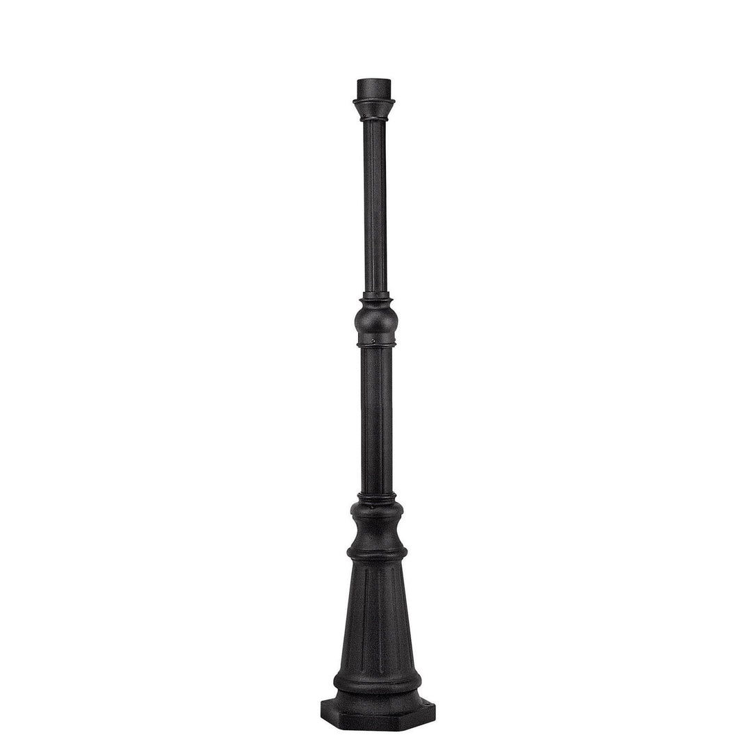 Hinkley Lighting 6638BK  6.5Ft Post With Cast Aluminum Base Outdoor Black