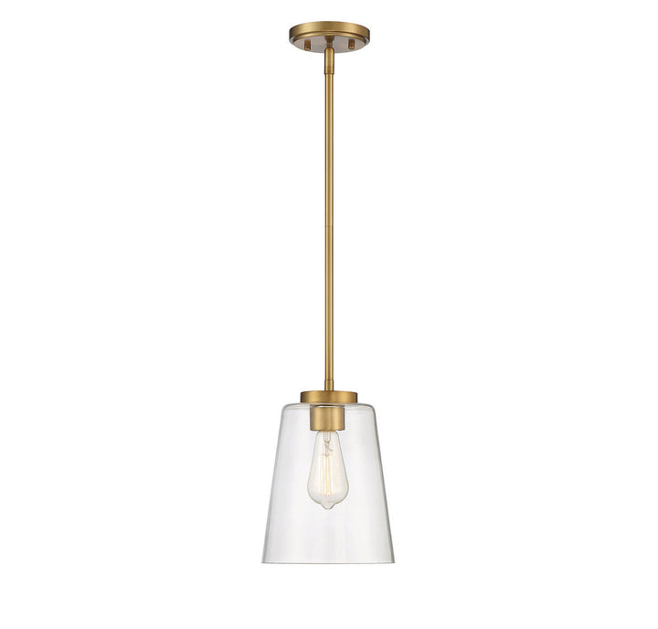Savoy House Calhoun 7-1027-1-322 Pendant Light - Warm Brass