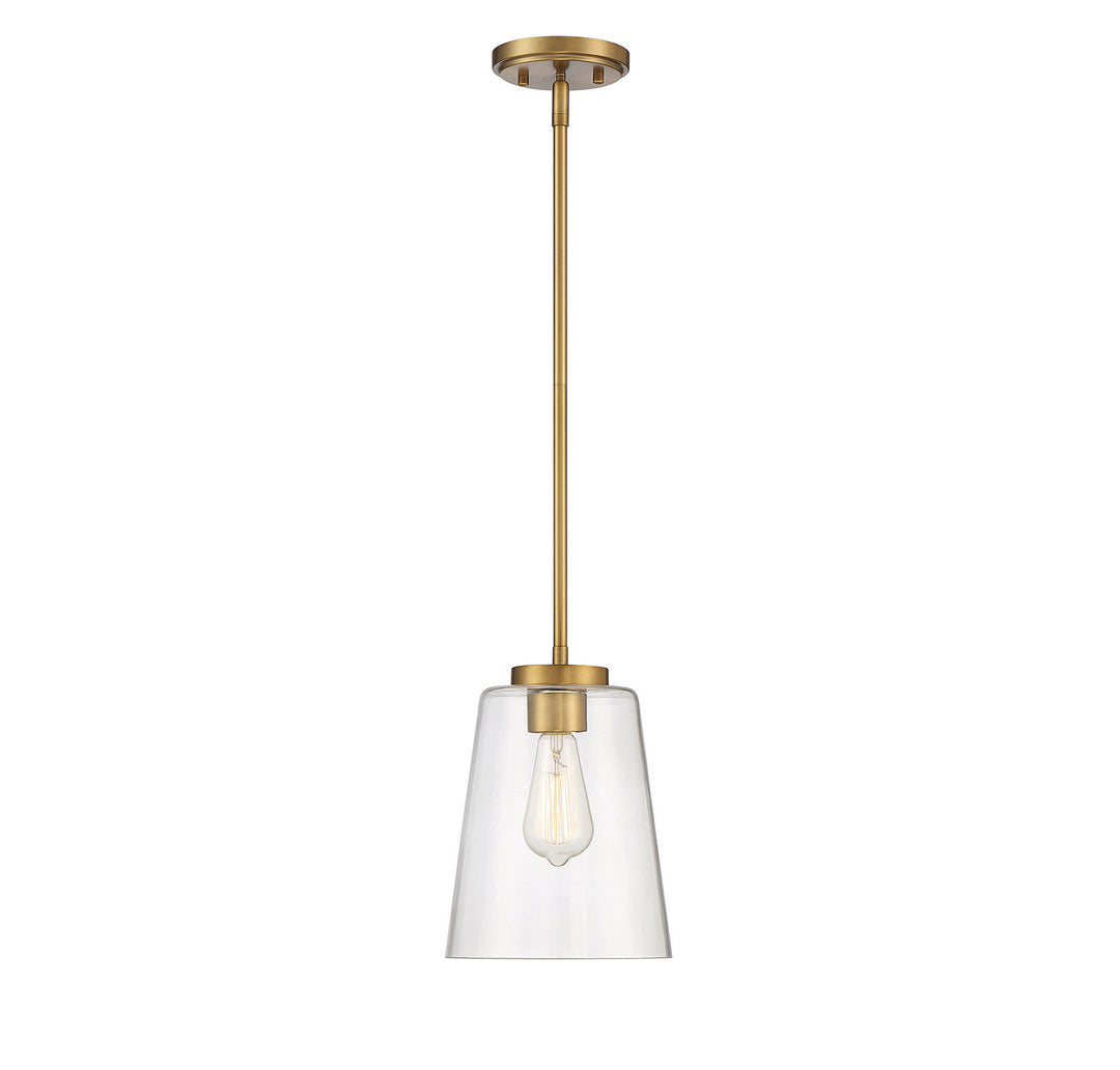 Savoy House Calhoun 7-1027-1-322 Pendant Light - Warm Brass