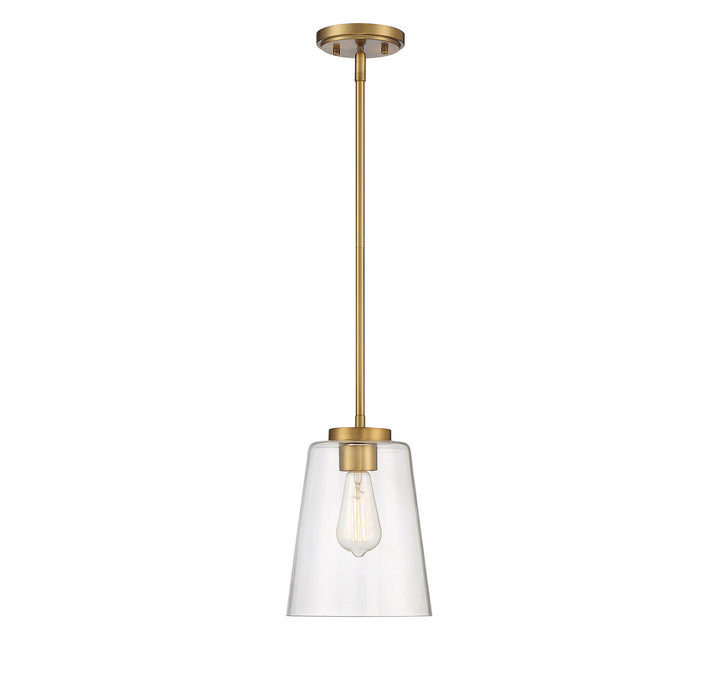 Savoy House Calhoun 7-1027-1-322 Pendant Light - Warm Brass
