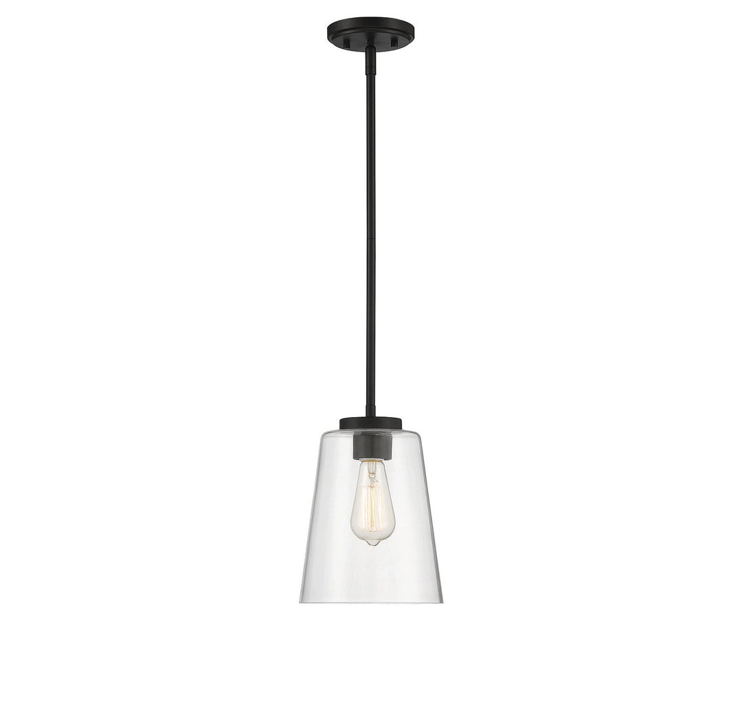 Savoy House Calhoun 7-1027-1-89 Pendant Light - Matte Black