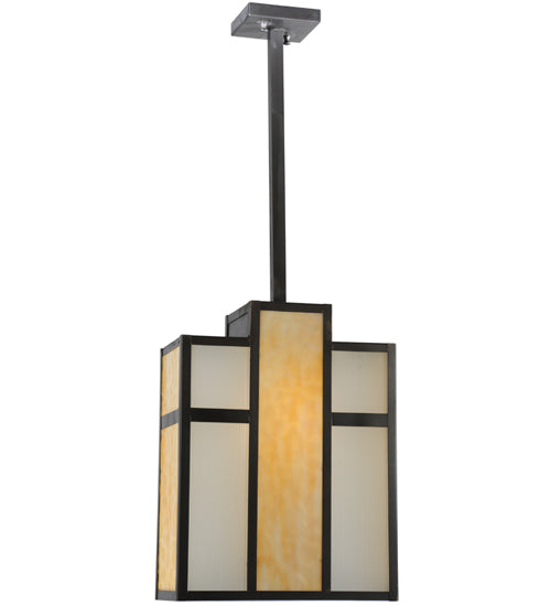 Meyda Tiffany Cityscape 112209 Pendant Light - Craftsman Brown