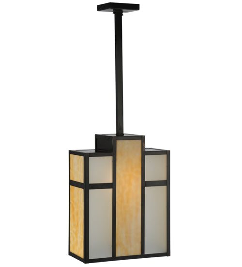Meyda Tiffany Cityscape 112209 Pendant Light - Craftsman Brown