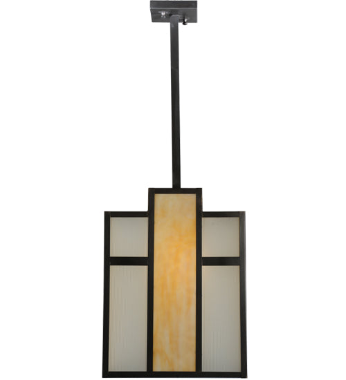 Meyda Tiffany Cityscape 112209 Pendant Light - Craftsman Brown
