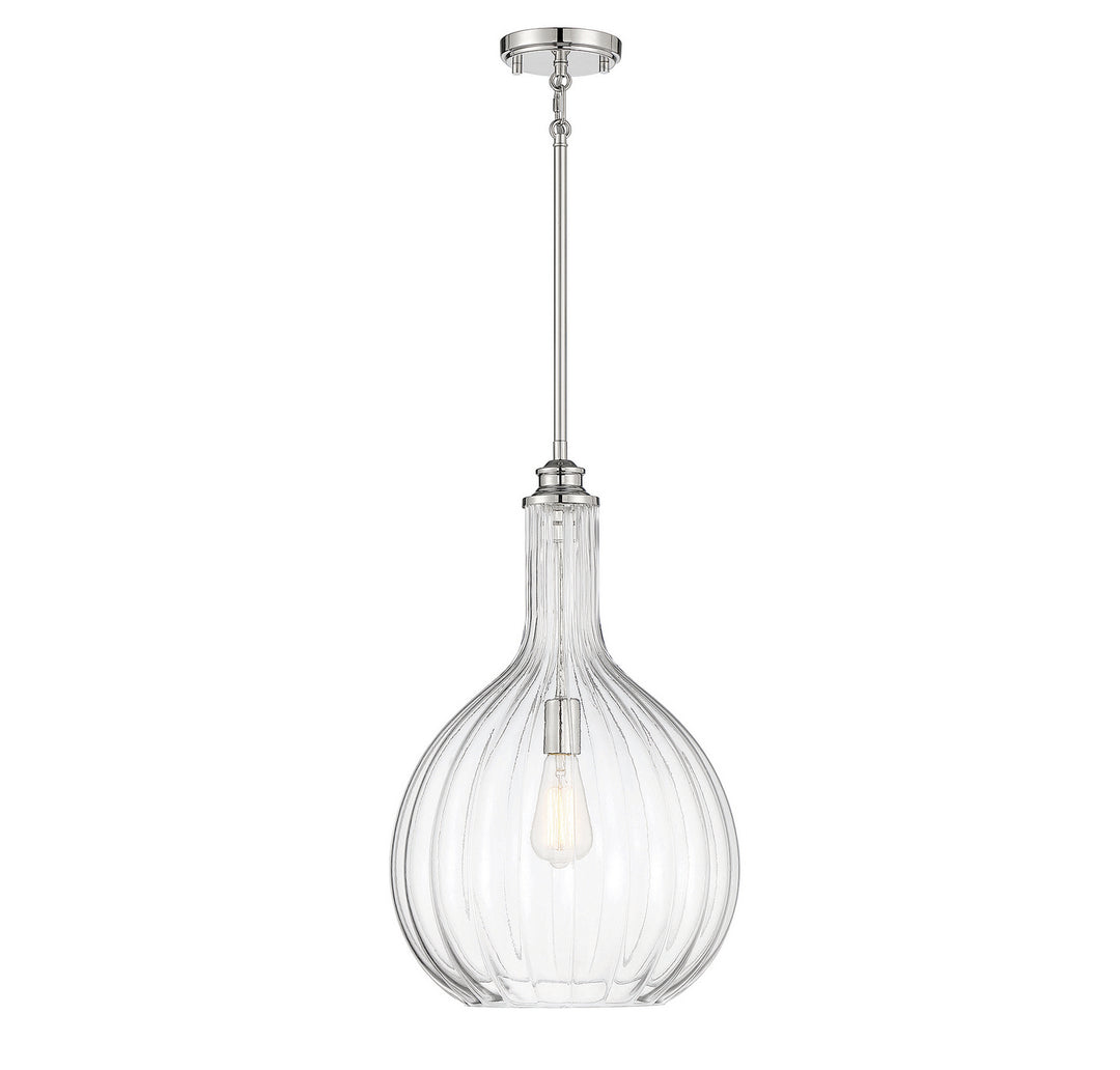 Savoy House Brandon 7-2255-1-109 Pendant Light - Polished Nickel