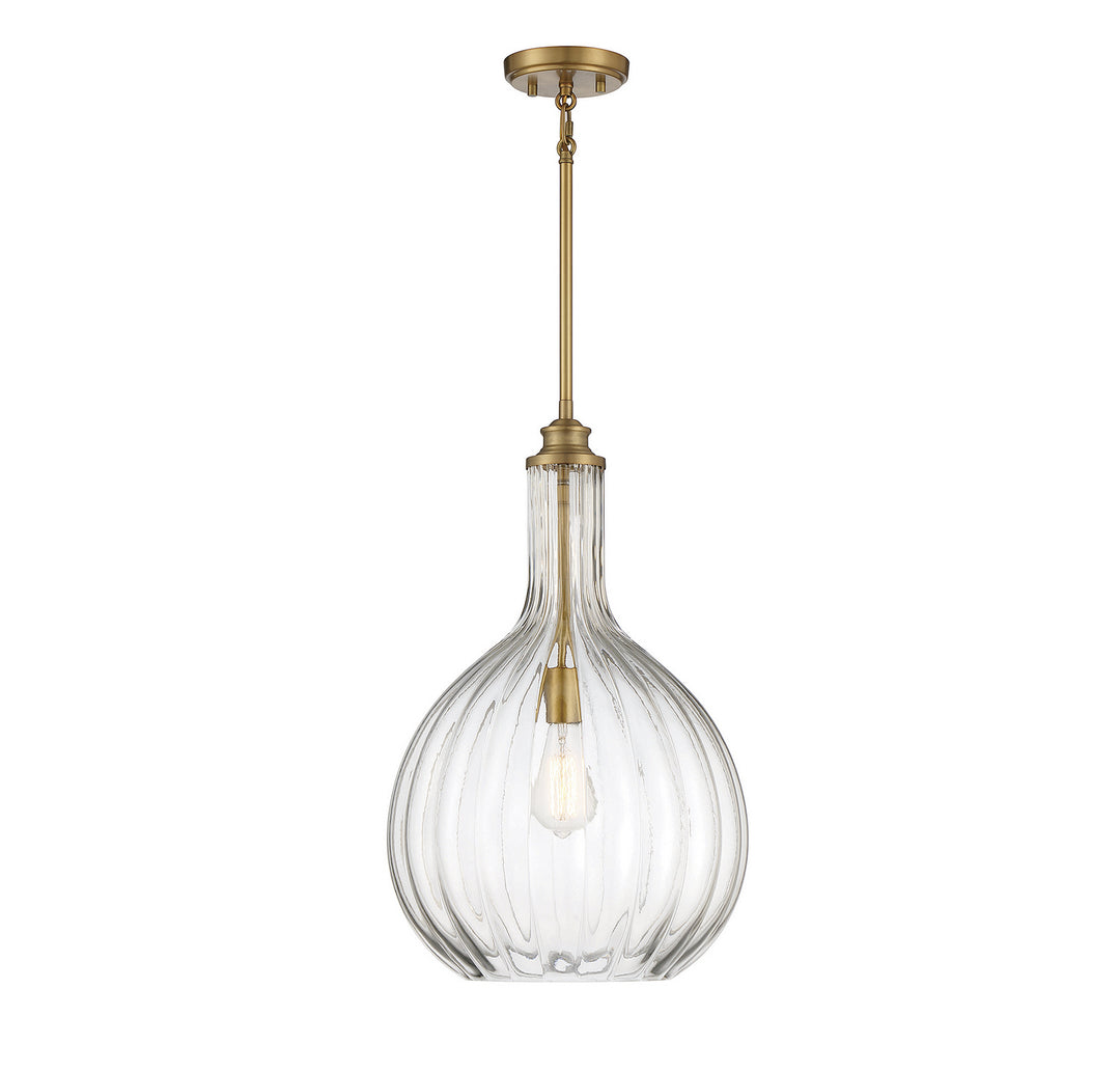 Savoy House Brandon 7-2255-1-322 Pendant Light - Warm Brass