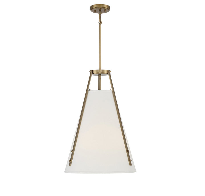Savoy House Newport 7-2521-4-322 Pendant Light - Warm Brass