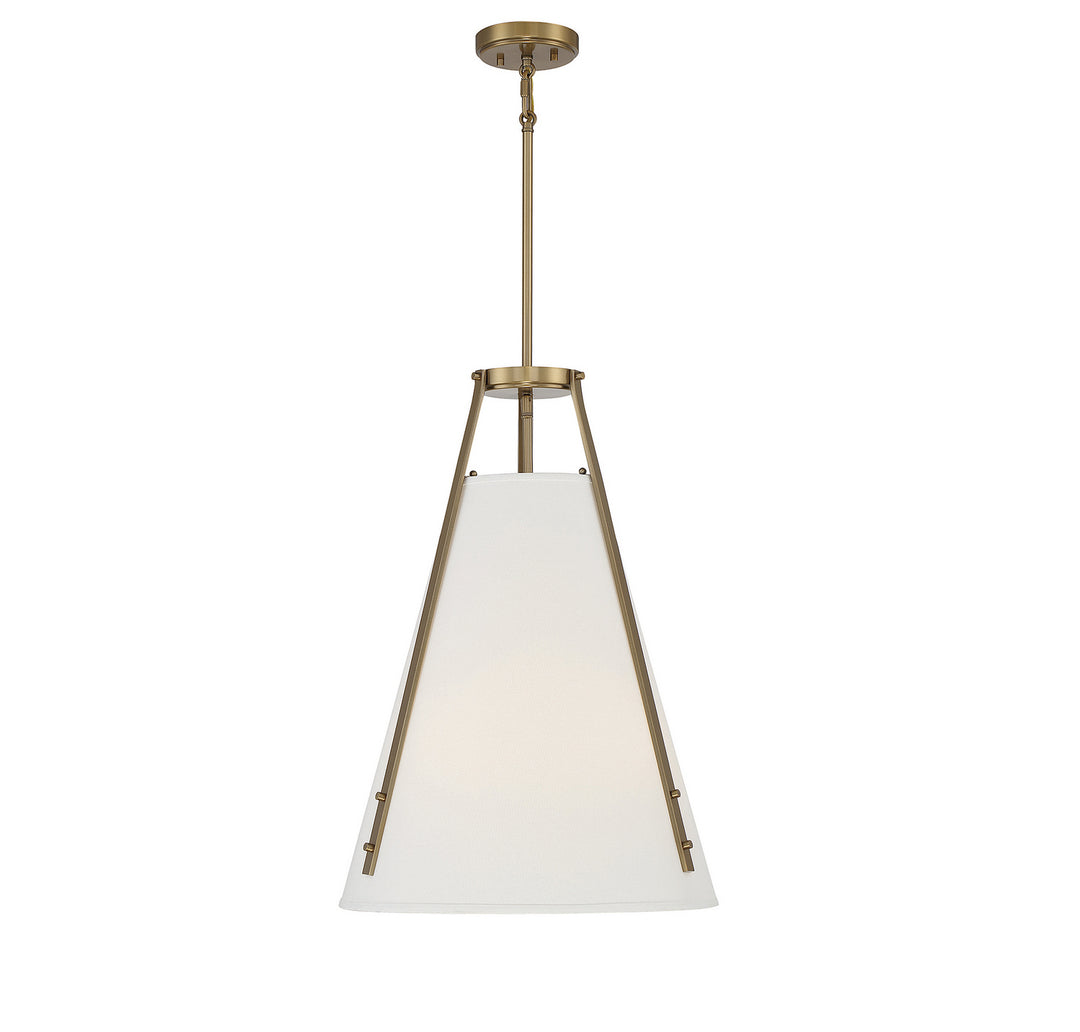 Savoy House Newport 7-2521-4-322 Pendant Light - Warm Brass