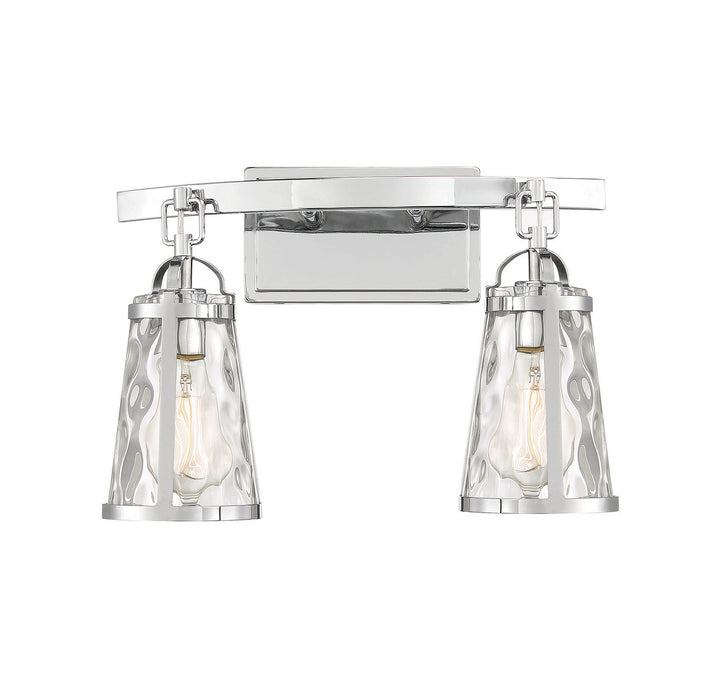 Savoy House Albany 8-560-2-11 Bath Vanity Light 16 in. wide - Polished Chrome