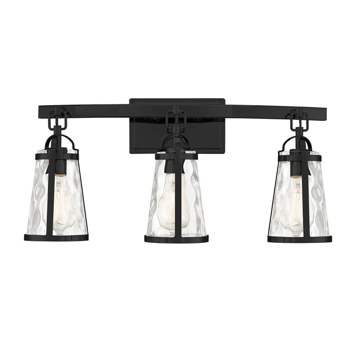 Savoy House Albany 8-560-3-BK Bath Vanity Light 24 in. wide - Black