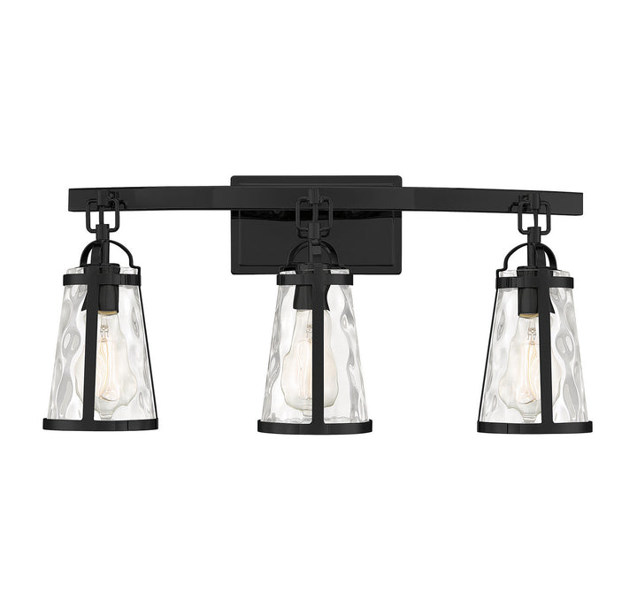 Savoy House Albany 8-560-3-BK Bath Vanity Light 24 in. wide - Black