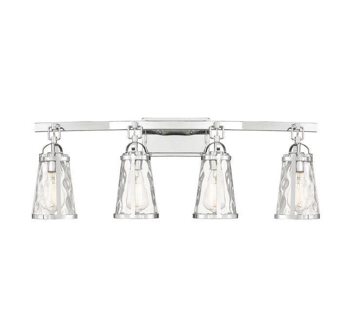 Savoy House Albany 8-560-4-11 Bath Vanity Light 32 in. wide - Polished Chrome