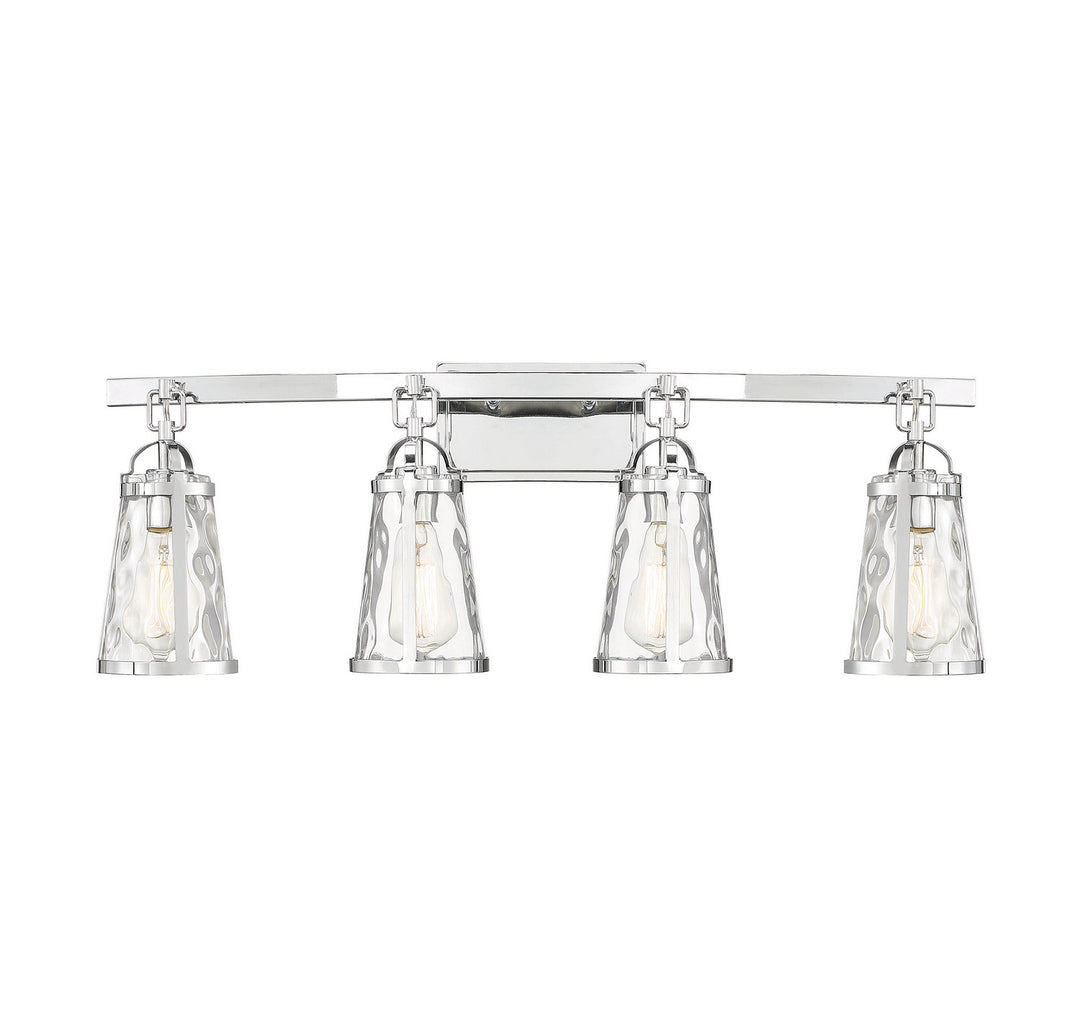 Savoy House Albany 8-560-4-11 Bath Vanity Light 32 in. wide - Polished Chrome