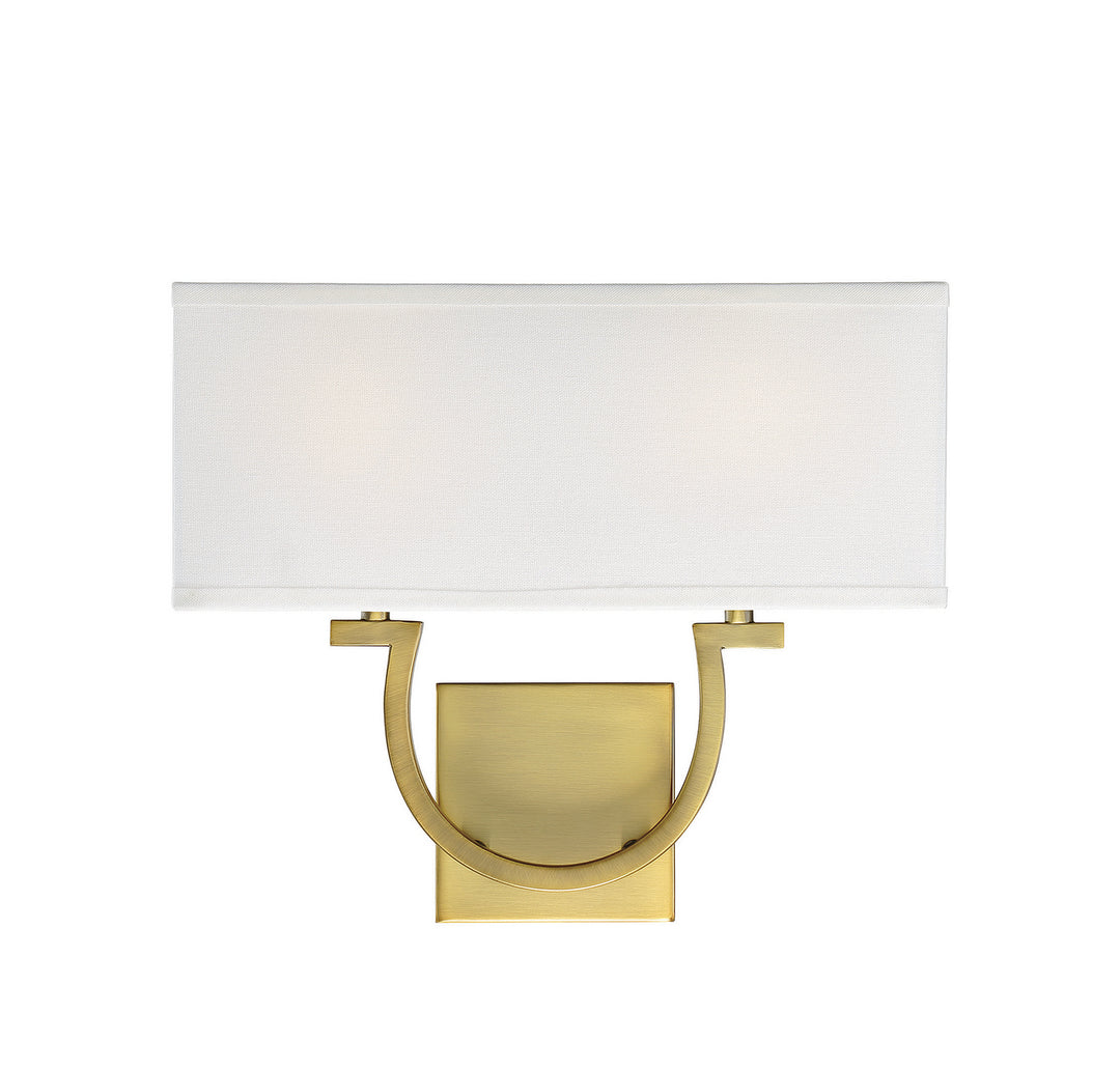 Savoy House Rhodes 9-998-2-322 Wall Sconce Light - Warm Brass