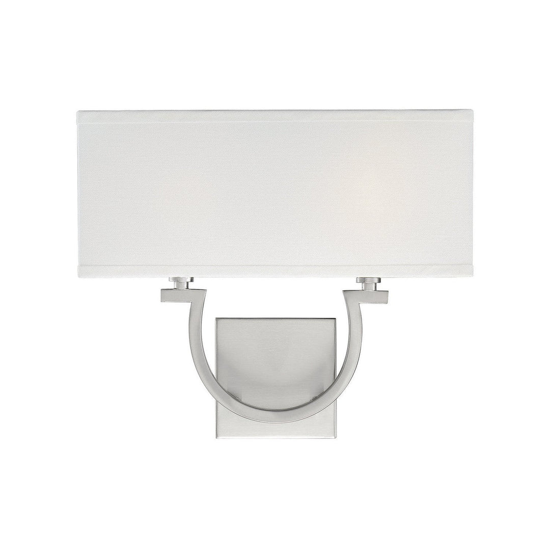 Savoy House Rhodes 9-998-2-SN Wall Sconce Light - Satin Nickel