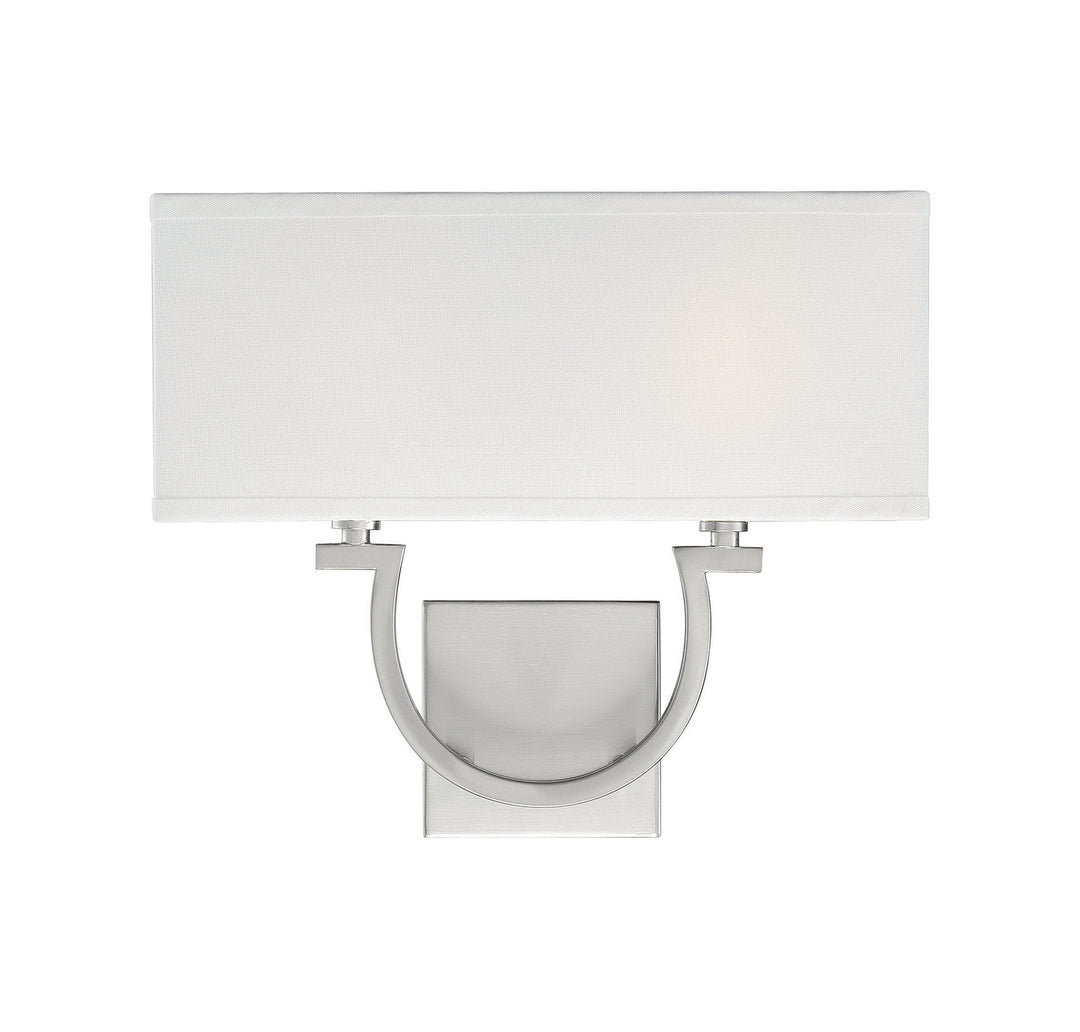 Savoy House Rhodes 9-998-2-SN Wall Sconce Light - Satin Nickel