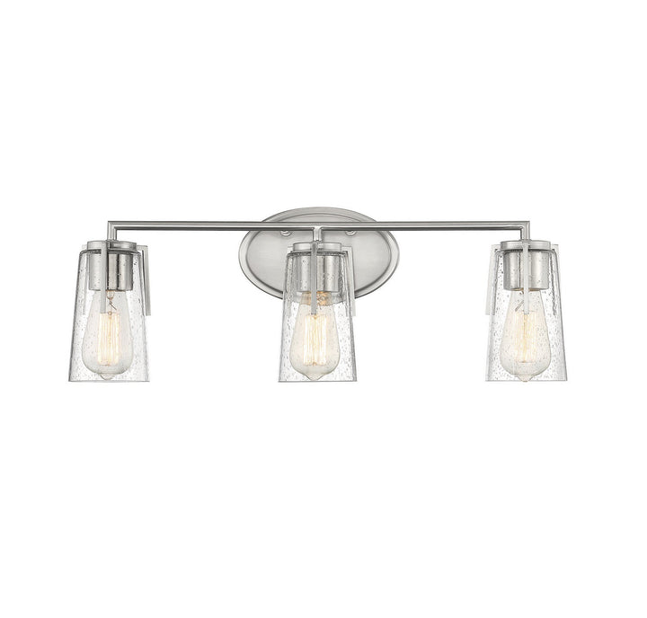Savoy House Sacremento 8-7045-3-SN Bath Vanity Light 24 in. wide - Satin Nickel
