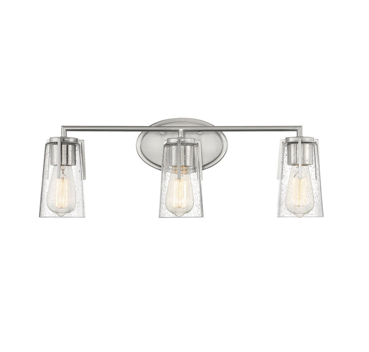 Savoy House Sacremento 8-7045-3-SN Bath Vanity Light 24 in. wide - Satin Nickel
