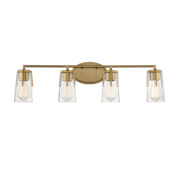 Savoy House Sacremento 8-7045-4-322 Bath Vanity Light 32 in. wide - Warm Brass