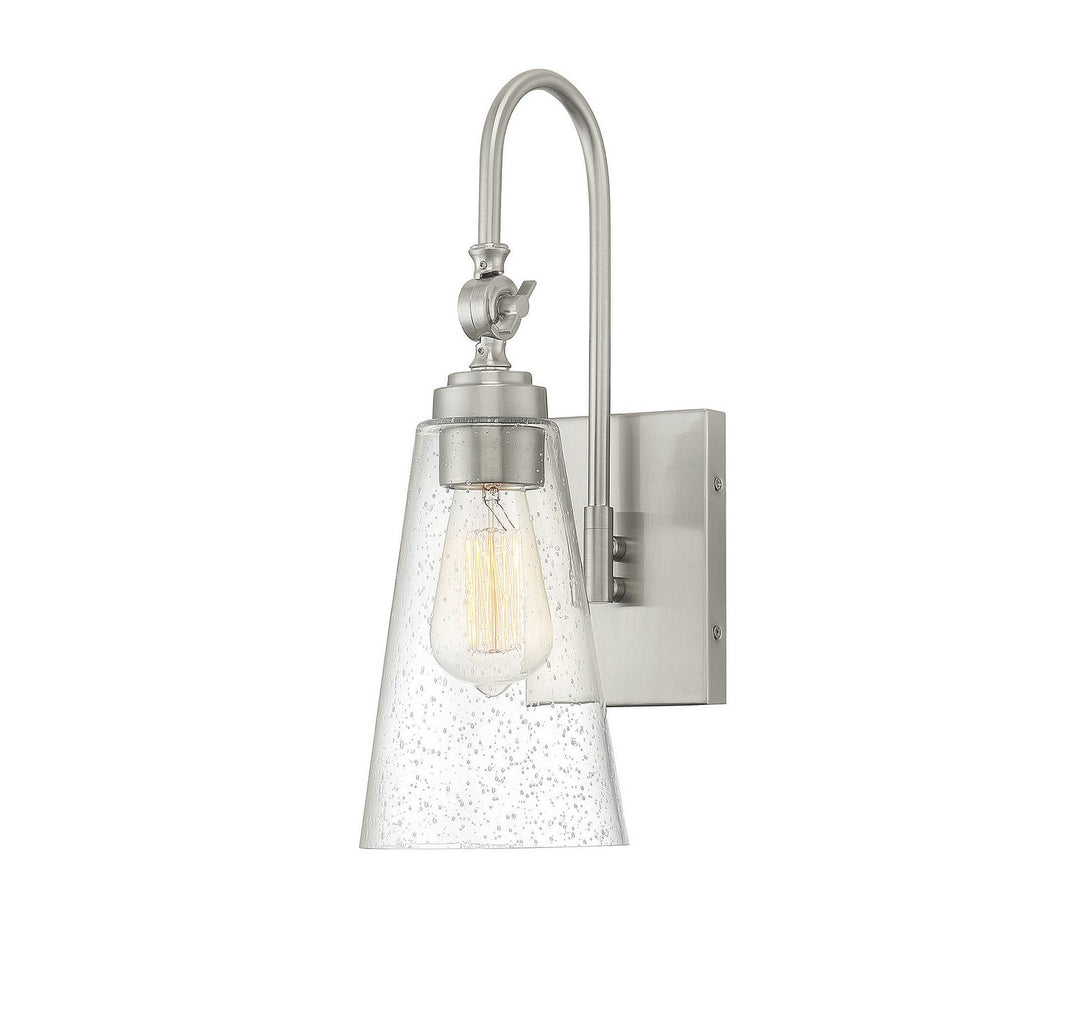 Savoy House York 9-108-1-SN Wall Sconce Light - Satin Nickel