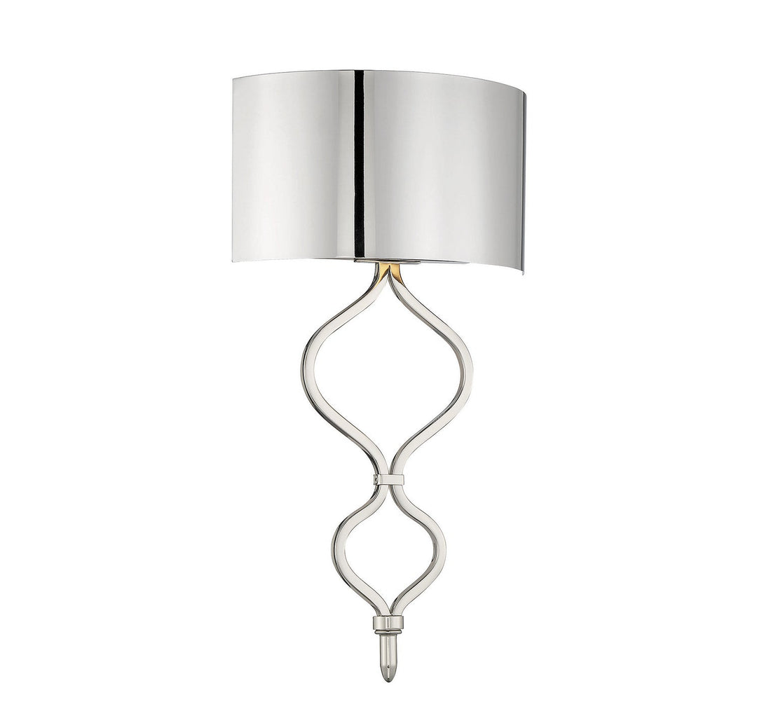 Savoy House Como 9-6520-1-109 Wall Sconce Light - Polished Nickel