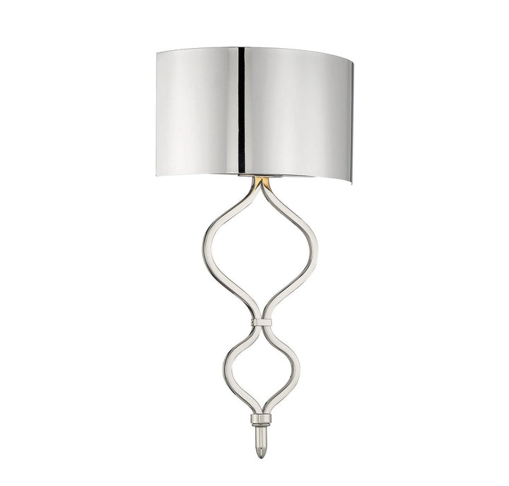 Savoy House Como 9-6520-1-109 Wall Sconce Light - Polished Nickel