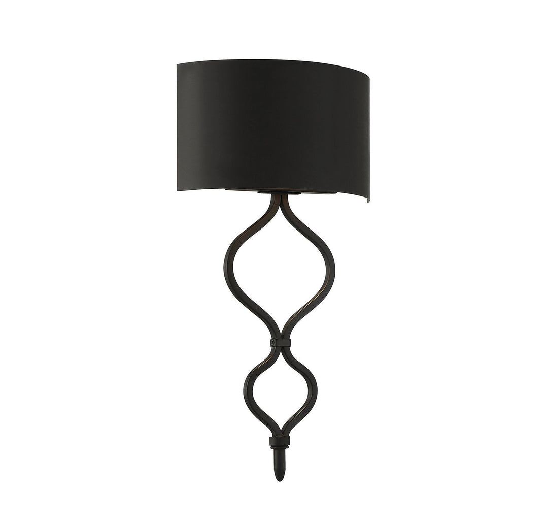 Savoy House Como 9-6520-1-89 Wall Sconce Light - Matte Black